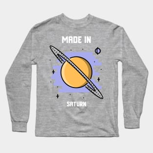 Made In Saturn Long Sleeve T-Shirt